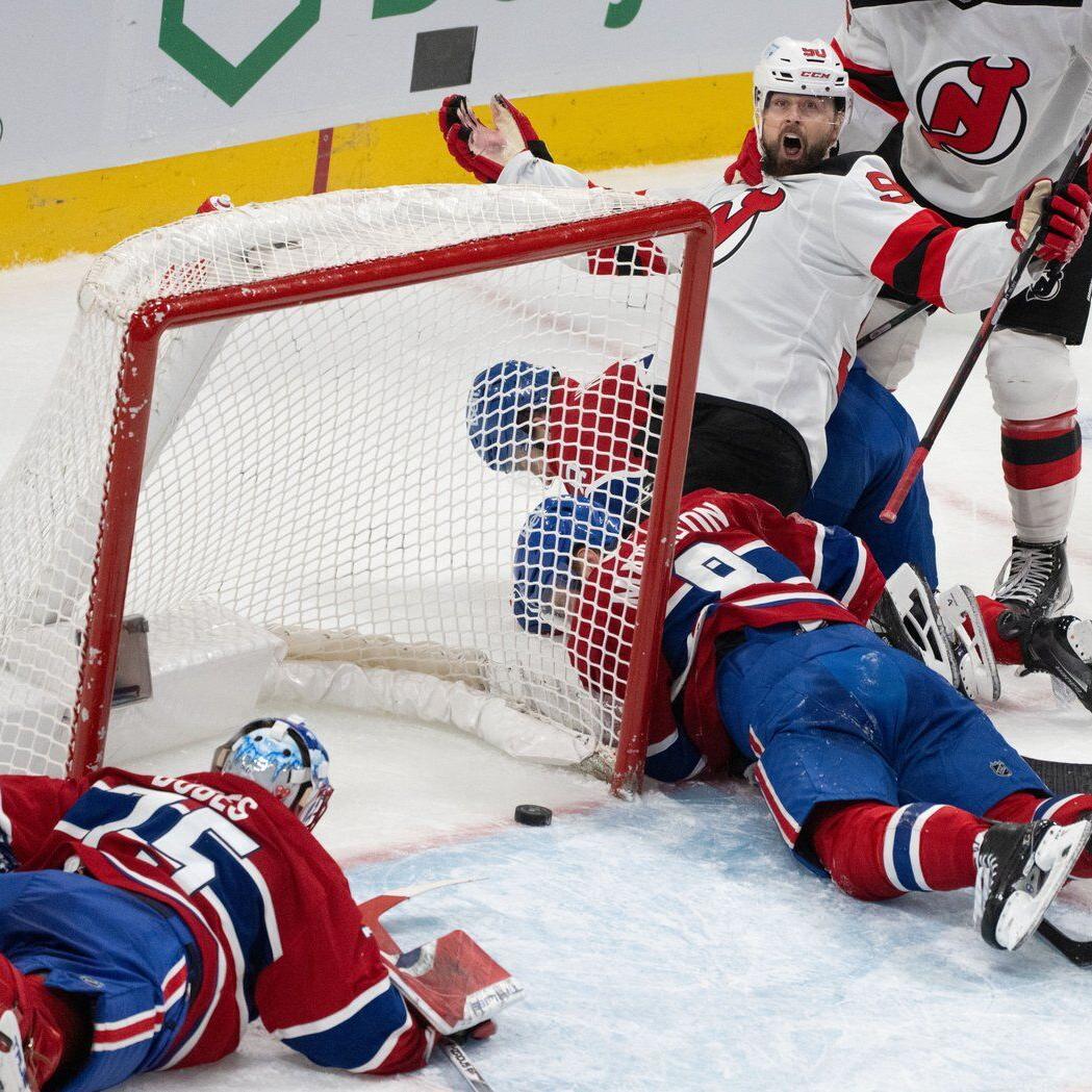 Hughes scores in OT as Devils edge Canadiens 4-3